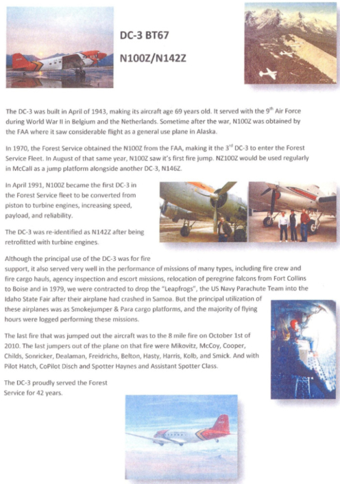 History of Forest Service DC-3s